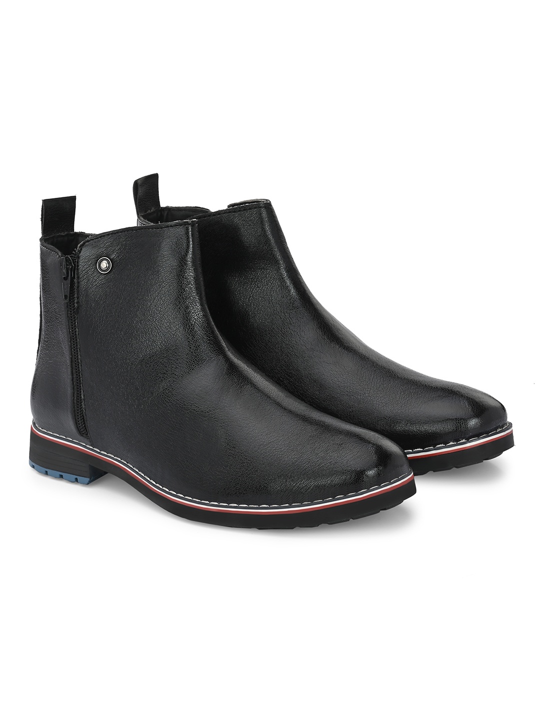 

Azzaro Black Men Textured Regular Boots