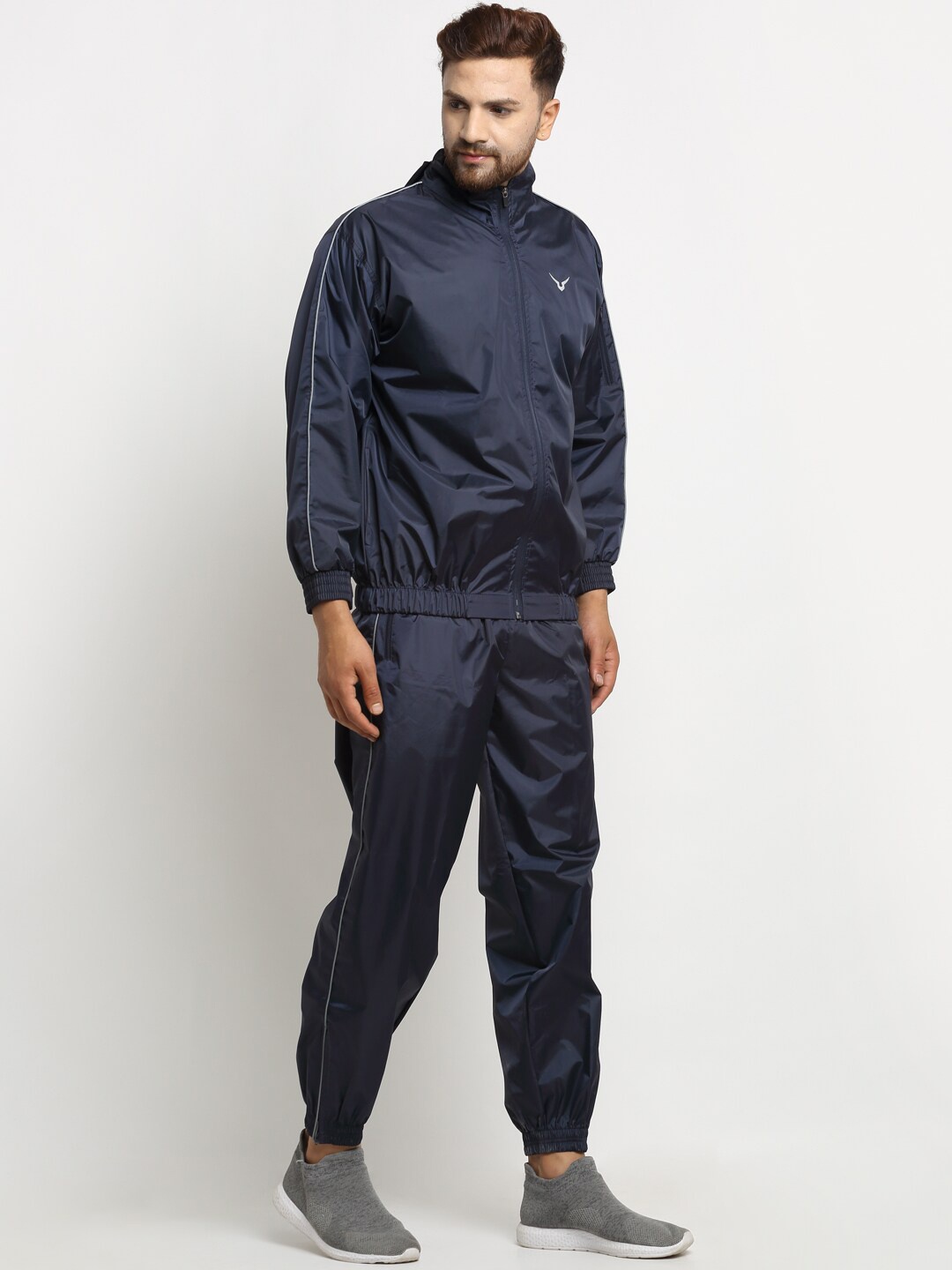 

Invincible Unisex Pro Deluxe Sauna Suit, Navy blue