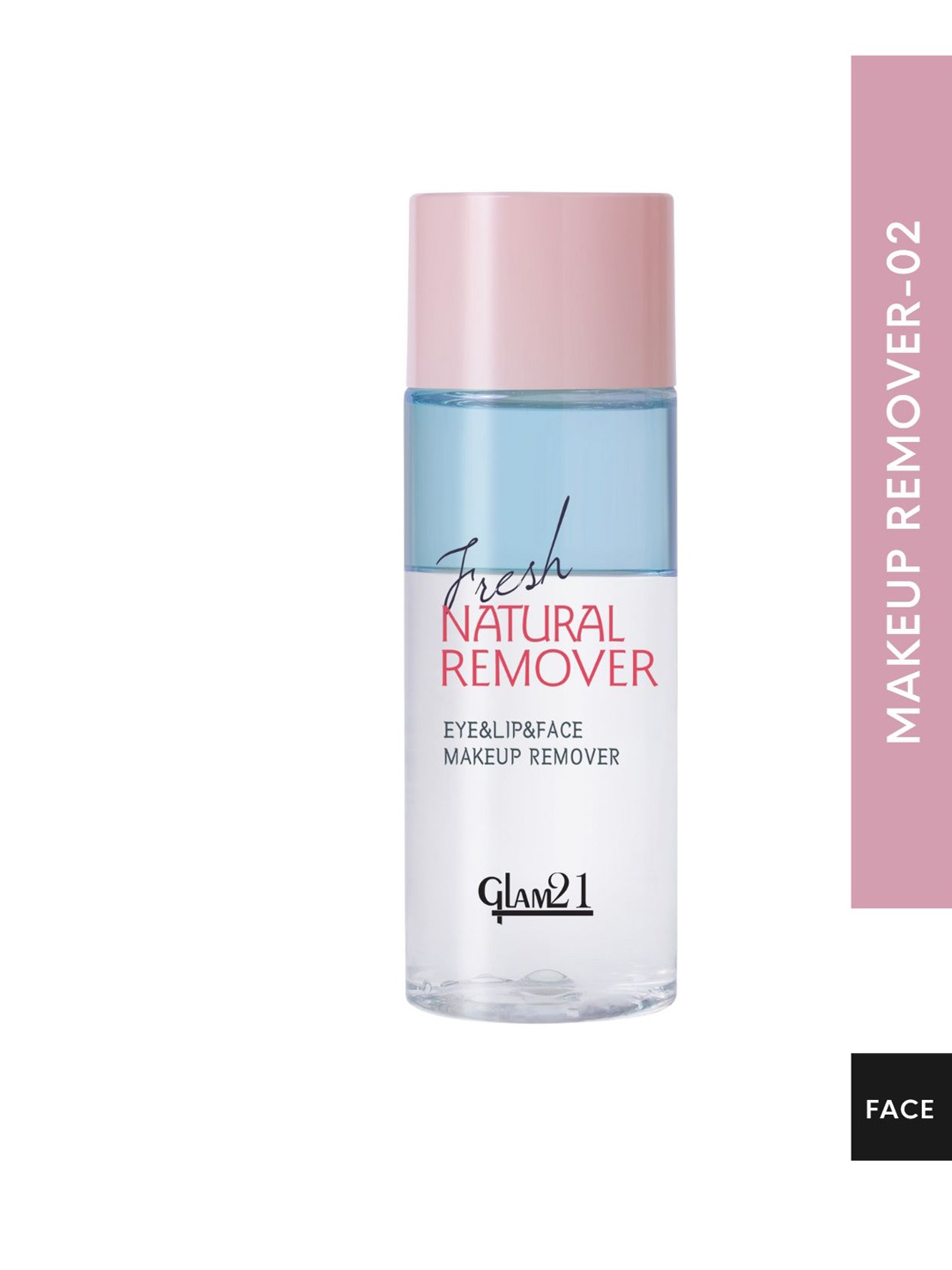 

GLAM21 Fresh Water-Proof & Long Lasting Makeup Remover 100 ml, Transparent