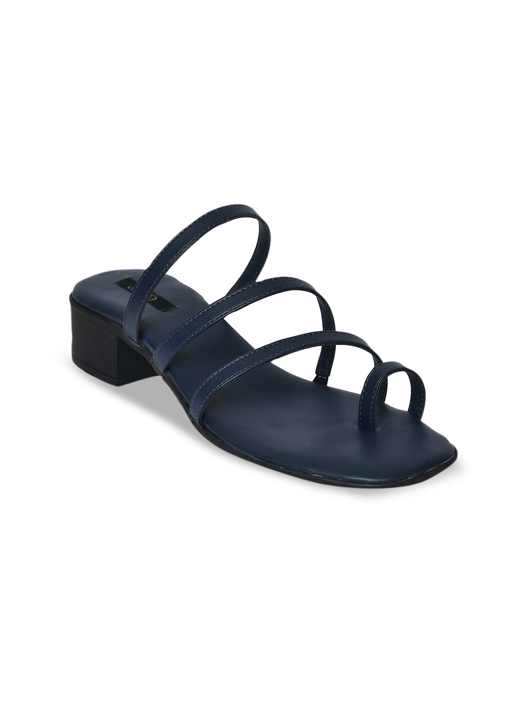 

AURELIA One Toe Block Heels, Navy blue