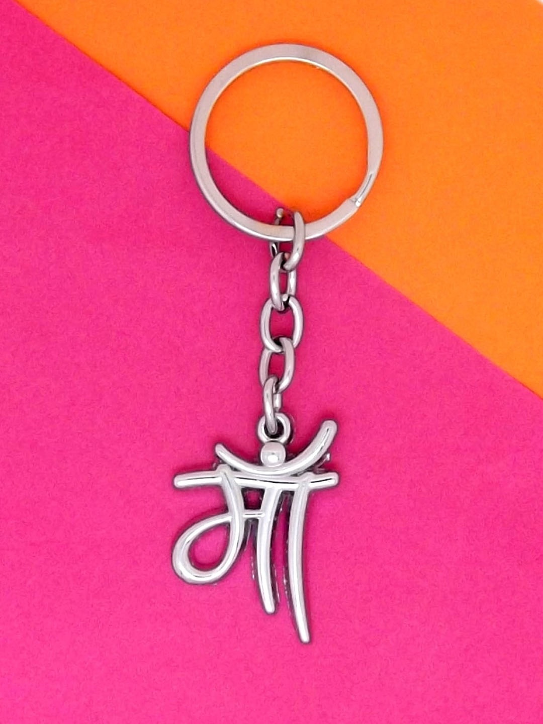 

FEMMIBELLA Maa Anti-Scratch Key Chain, Silver