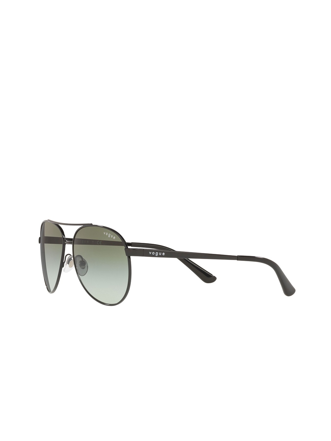 

Vogue Eyewear Women Aviator Sunglasses with UV Protected Lens 8056597361576, Black