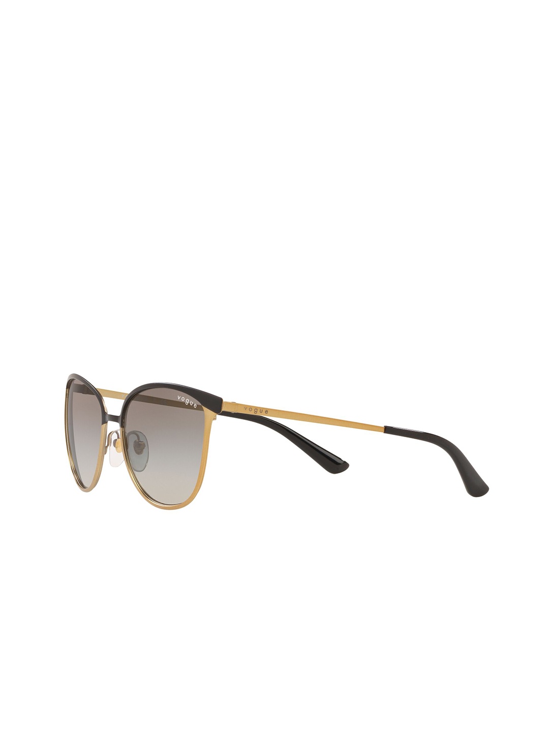 

VOGUE EYEWEAR Women Gradient Grey Lens Pillow Sunglasses - 0VO4002S51341155, Black