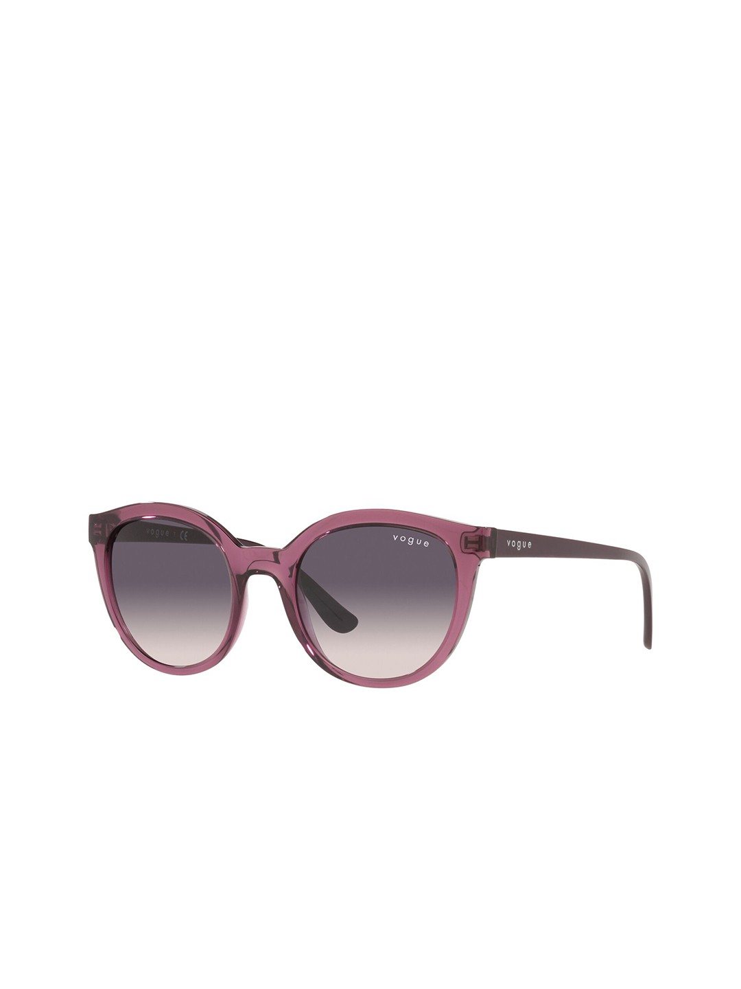 

Vogue Eyewear Women Gradient Grey Lens Oval Sunglasses - 0VO5427S27613650, Purple