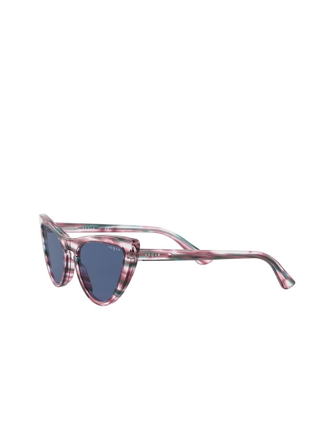 

vogue Women Cateye Sunglasses with UV Protected Lens 8056597355063, Blue