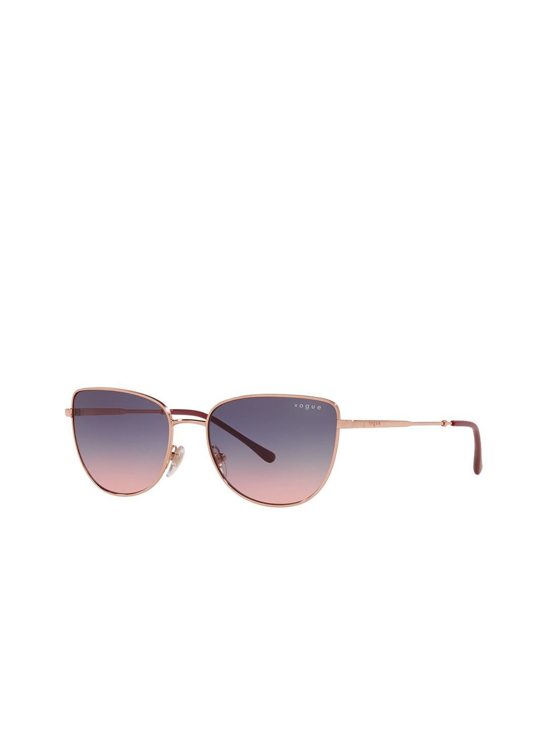 

vogue Women Butterfly Sunglasses with UV Protected Lens 8056597599177, Rose gold