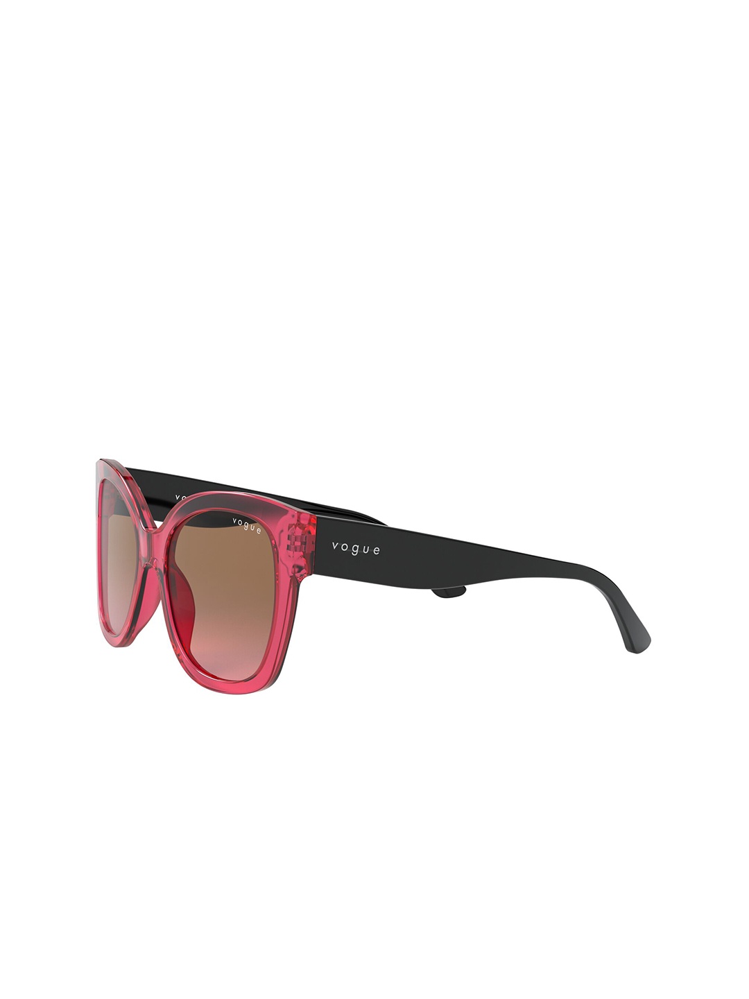 

VOGUE EYEWEAR Women Gradient Brown Lens Pillow Sunglasses - 0VO5338S28311454, Purple