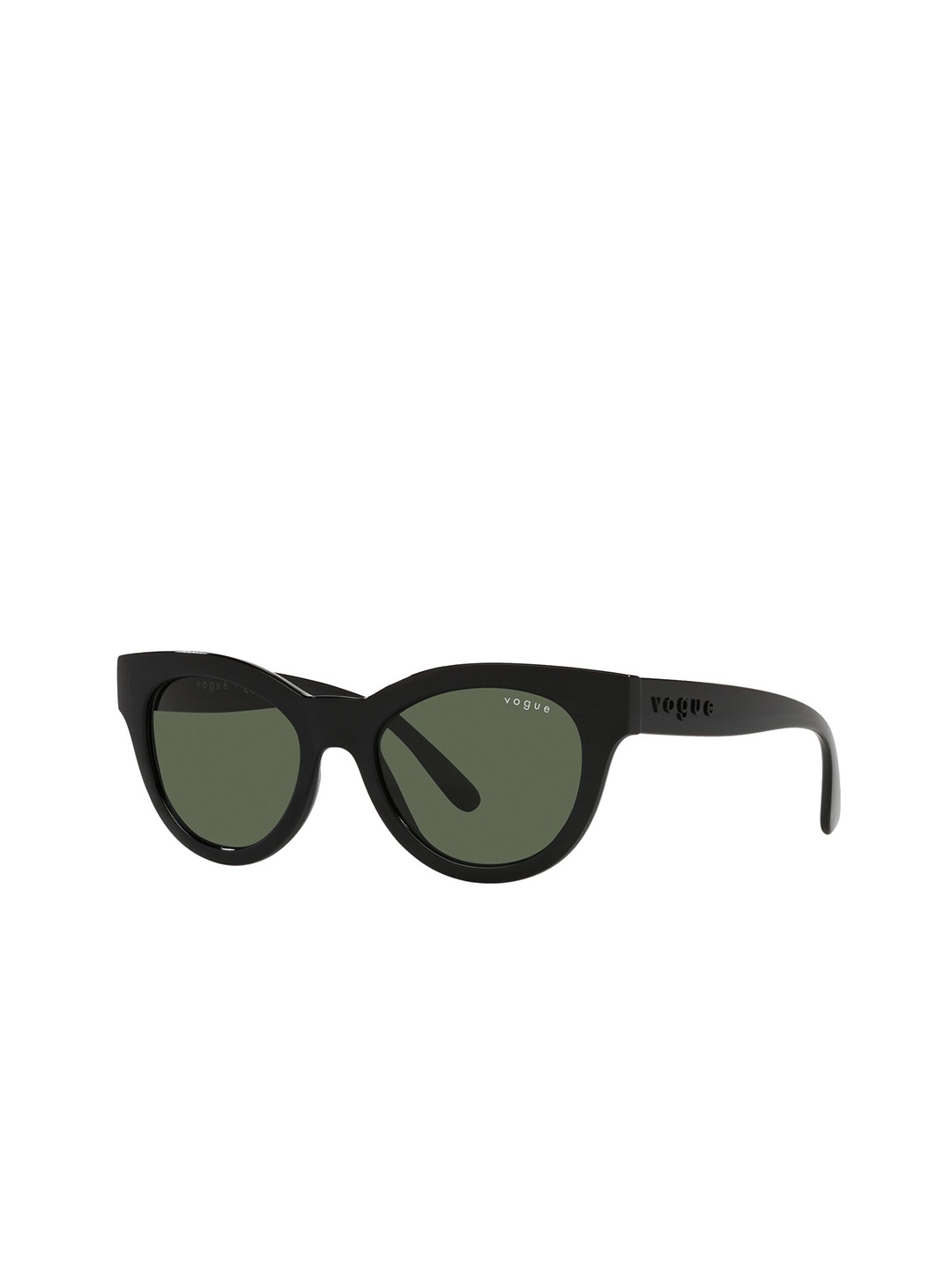 

vogue Women Oval Sunglasses with UV Protected Lens 8056597614108, Black