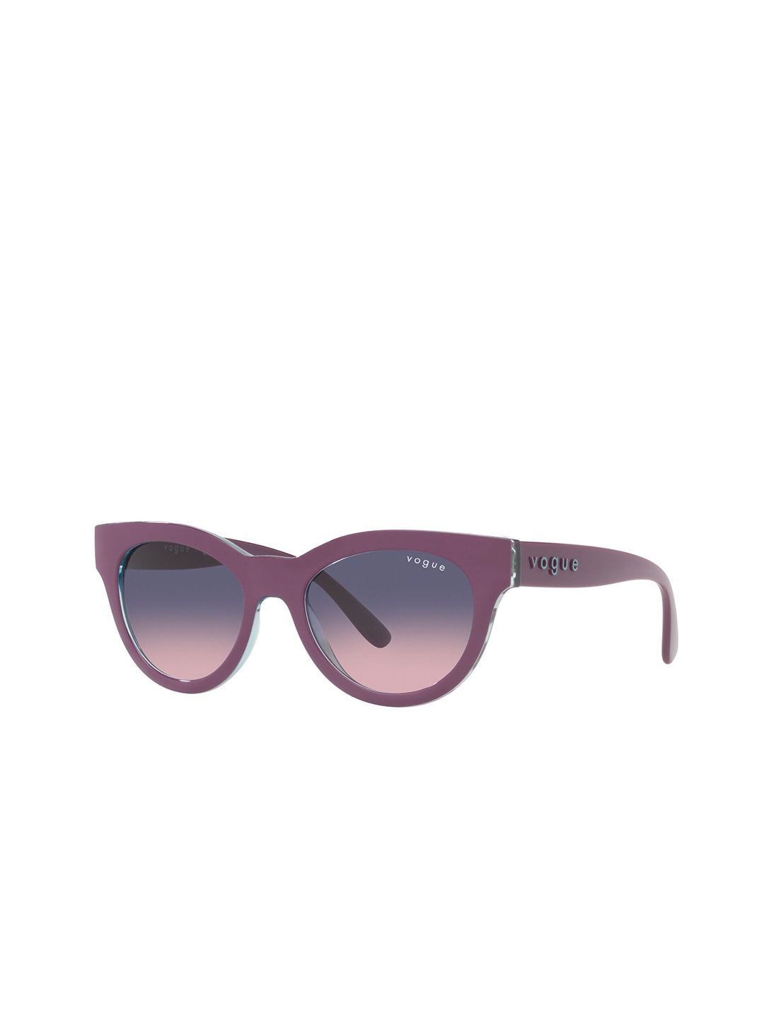 

vogue Women Oval Sunglasses with UV Protected Lens 8056597614092, Violet