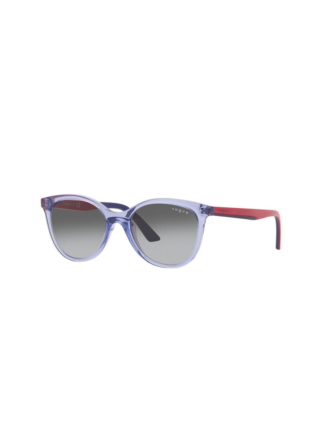 

VOGUE EYEWEAR JUNIOR Unisex Gradient Grey Lens Butterfly Sunglasses - 0VJ201328371146, Violet