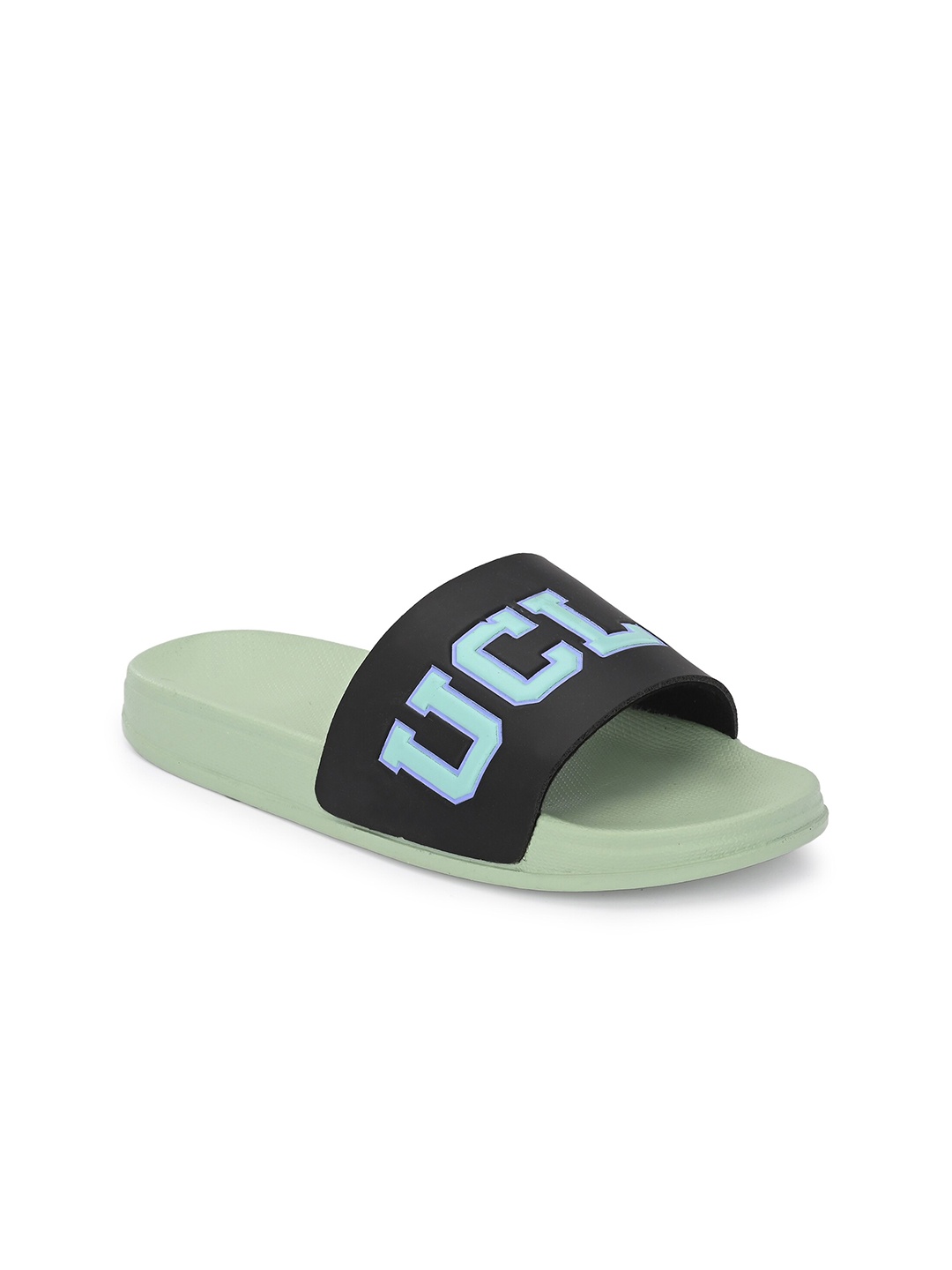 

UCLA Women Printed Synthetic Sliders, Green