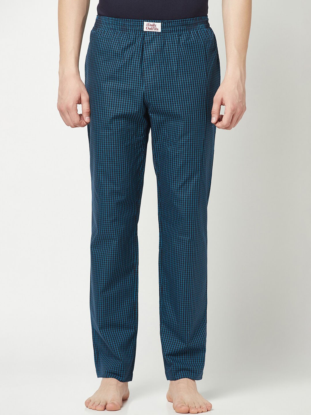 

THE DAILY OUTFITS Men Striped Lounge Pants, Black