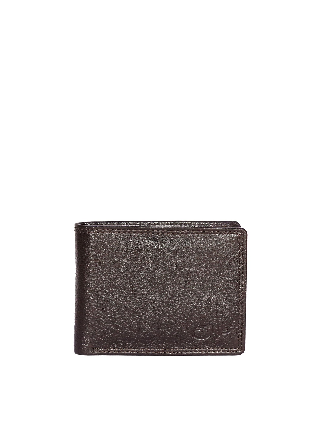 

Style Shoes Men Leather Two Fold Wallet, Black