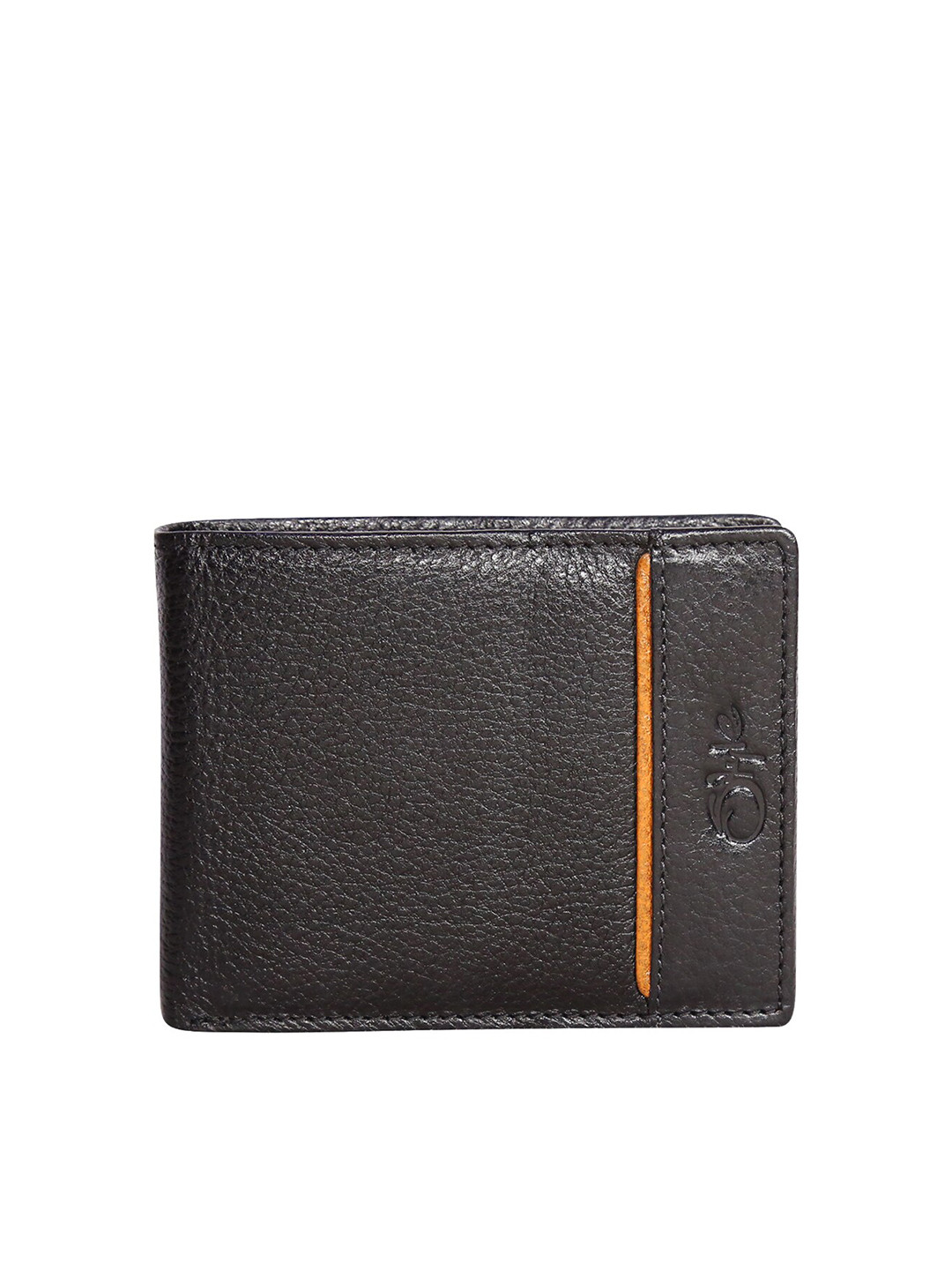 

Style Shoes Men Leather Two Fold Wallet, Black