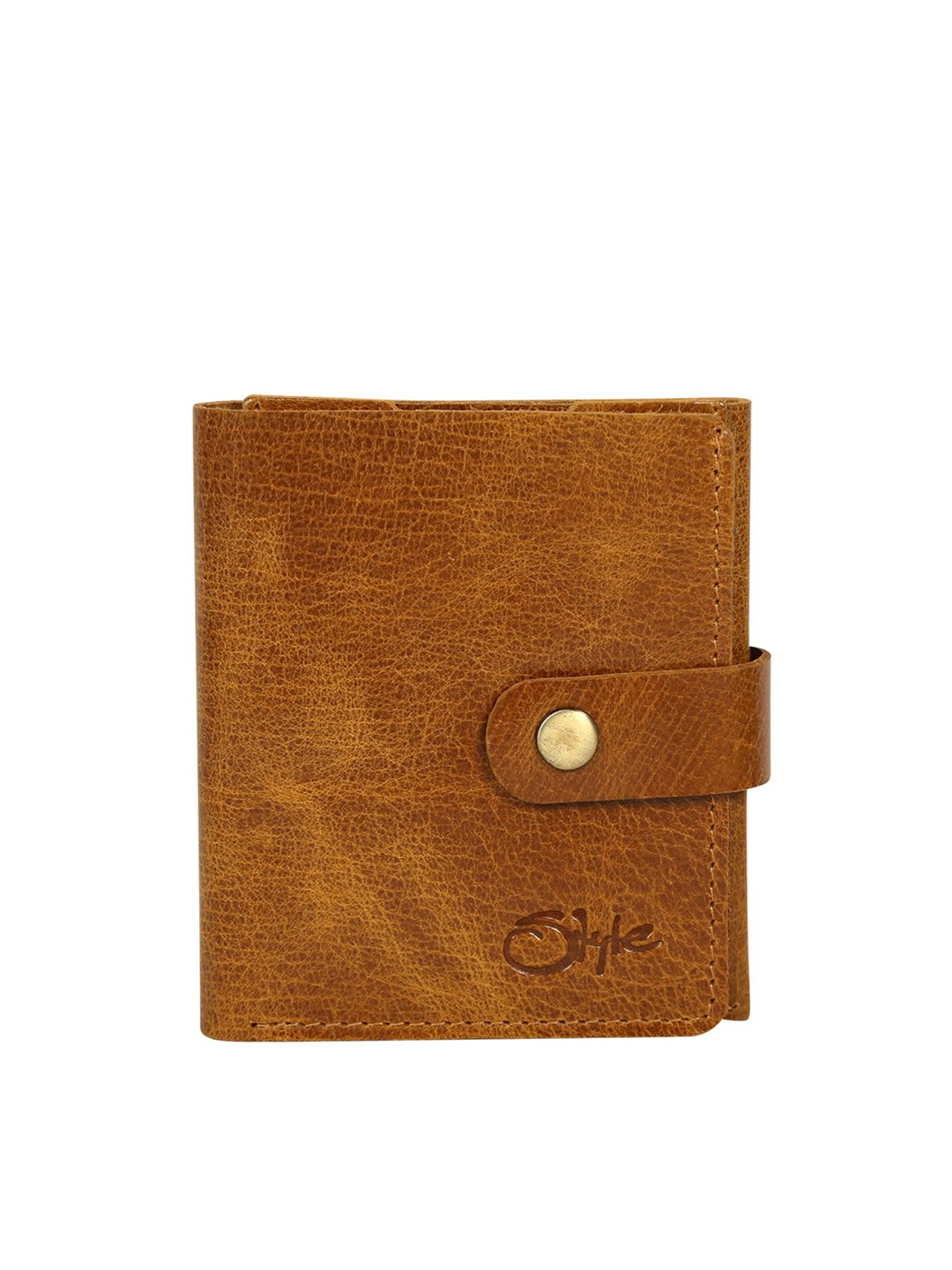 

Style Shoes Men RFID Leather Two Fold Wallet, Tan