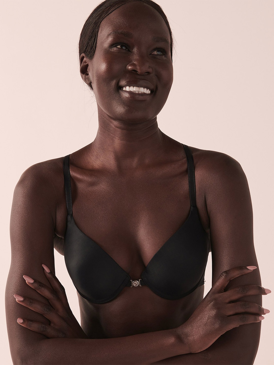 

La Vie en Rose Medium Coverage Underwired Heavily Padded Bra, Black