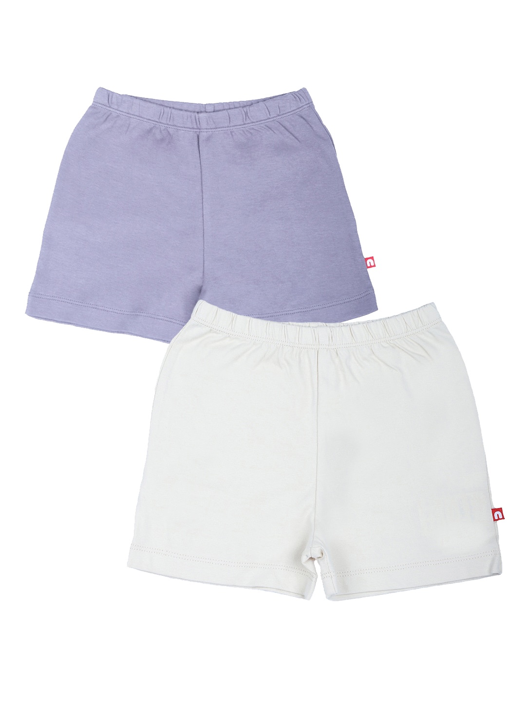 

Nino Bambino Boys Pack Of 2 Organic Cotton Shorts, White