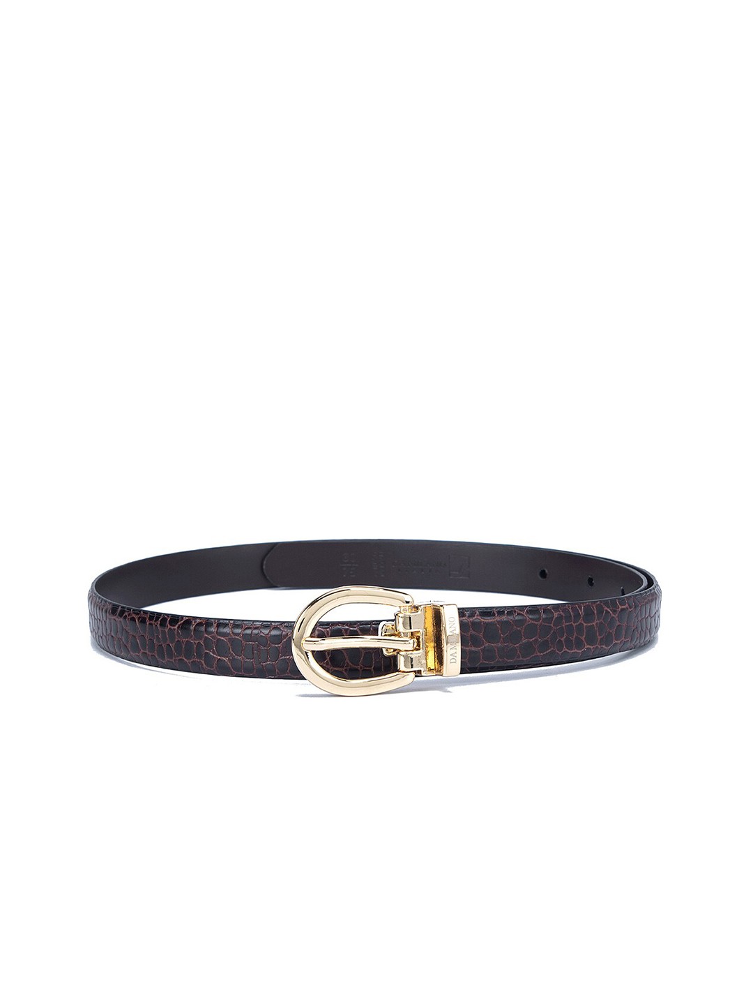 

Da Milano Women Brown Textured Leather Belt