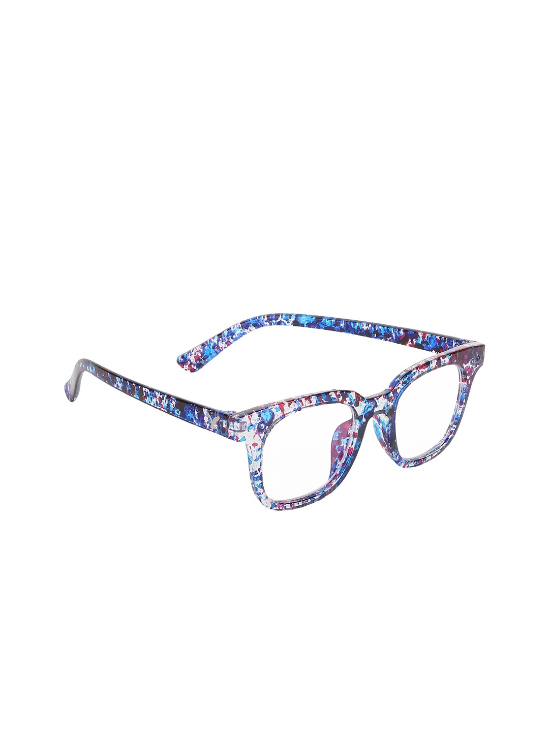 

CRIBA Full Rim Wayfarer Sunglasses with UV Protected Lens VCR_WAYFARER-MULTI, Blue
