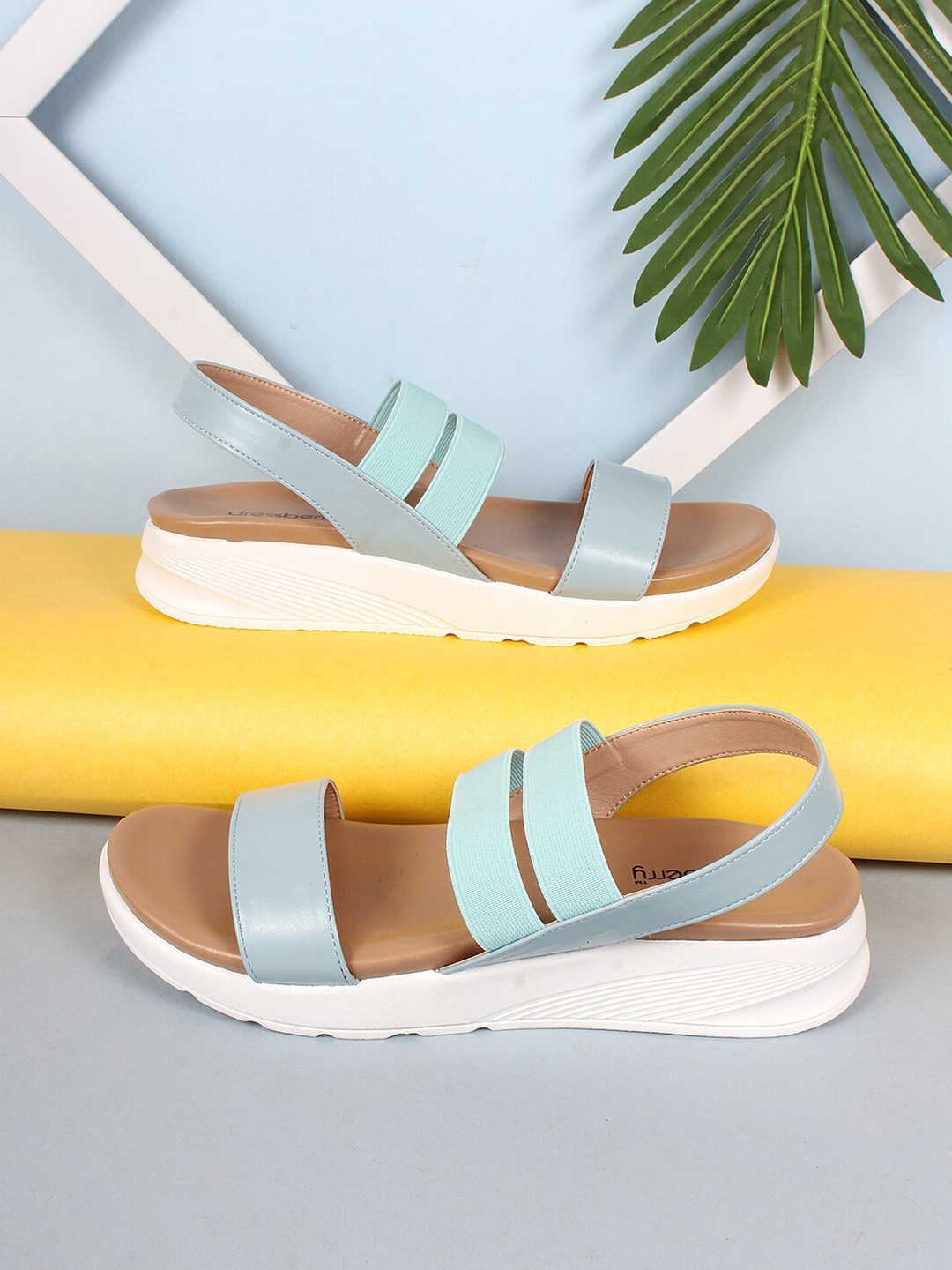 

The Roadster Co. Strappy Air Max Comfort Heels, Blue