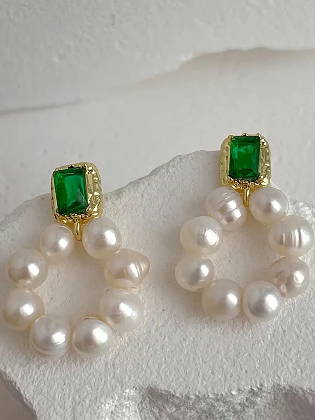 

AVANT-GARDE PARIS Gold-Plated Circular Drop Earrings
