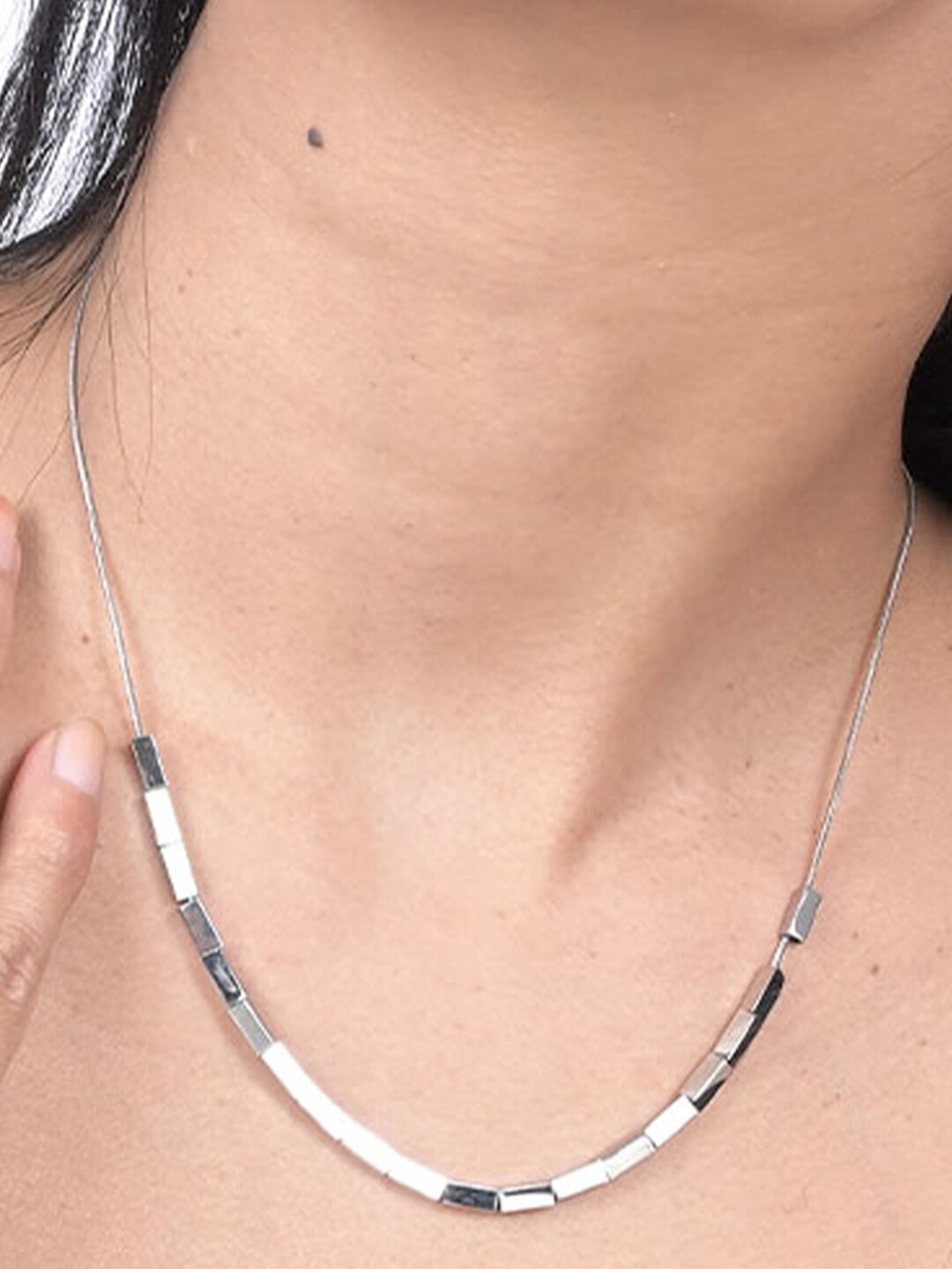 

PALMONAS Silver-Plated Necklace