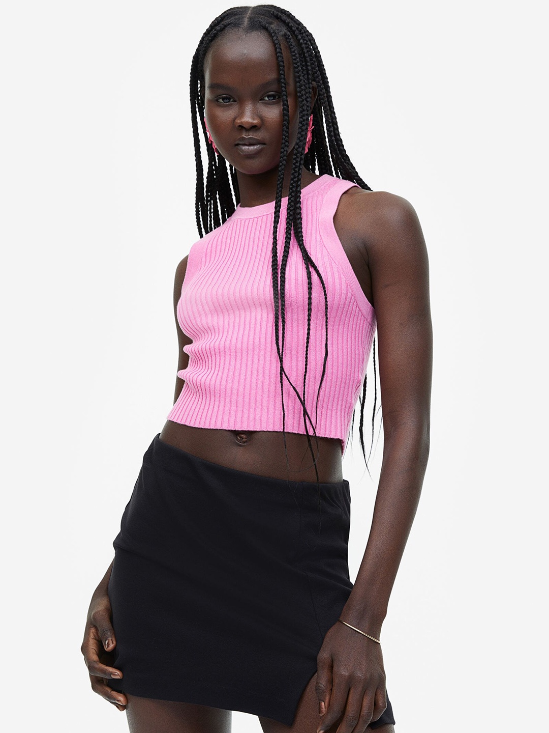 

H&M Short Skirt, Black