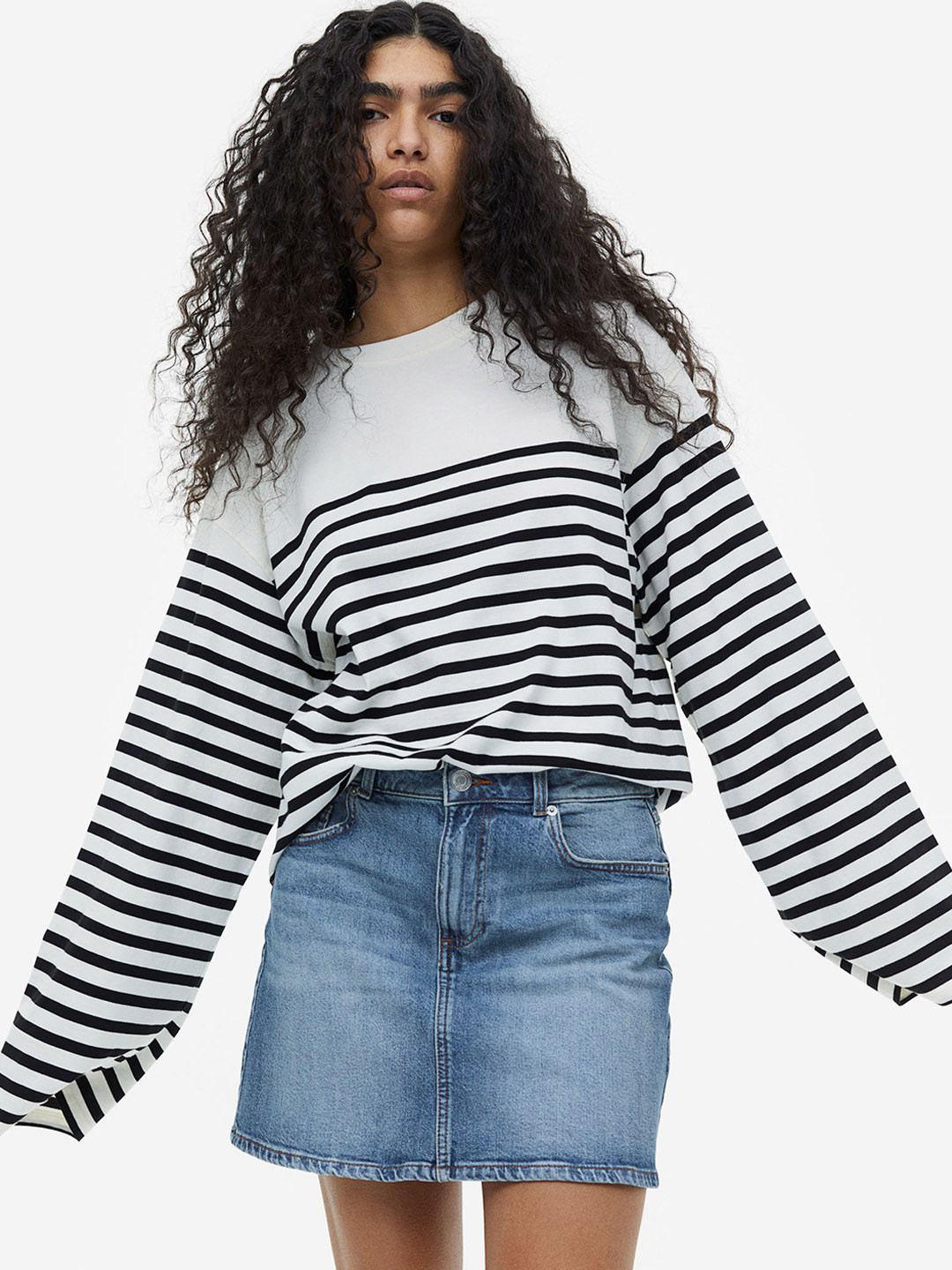 

H&M Denim Skirt, Blue