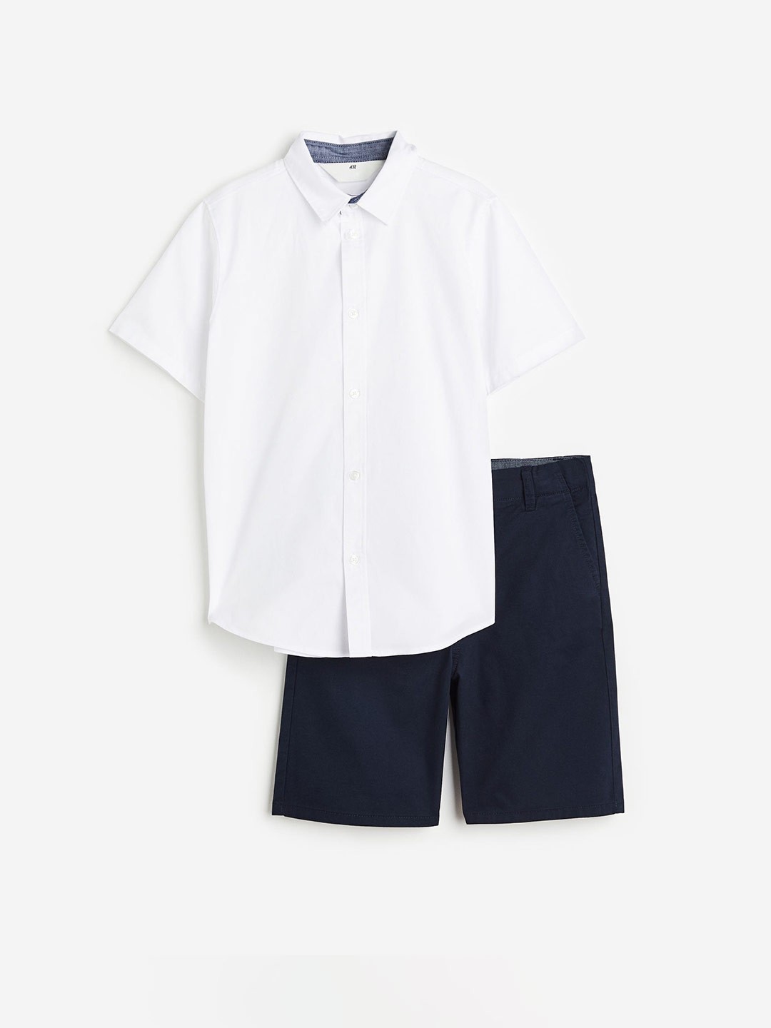 

H&M Boys 2-Piece Cotton Set, White