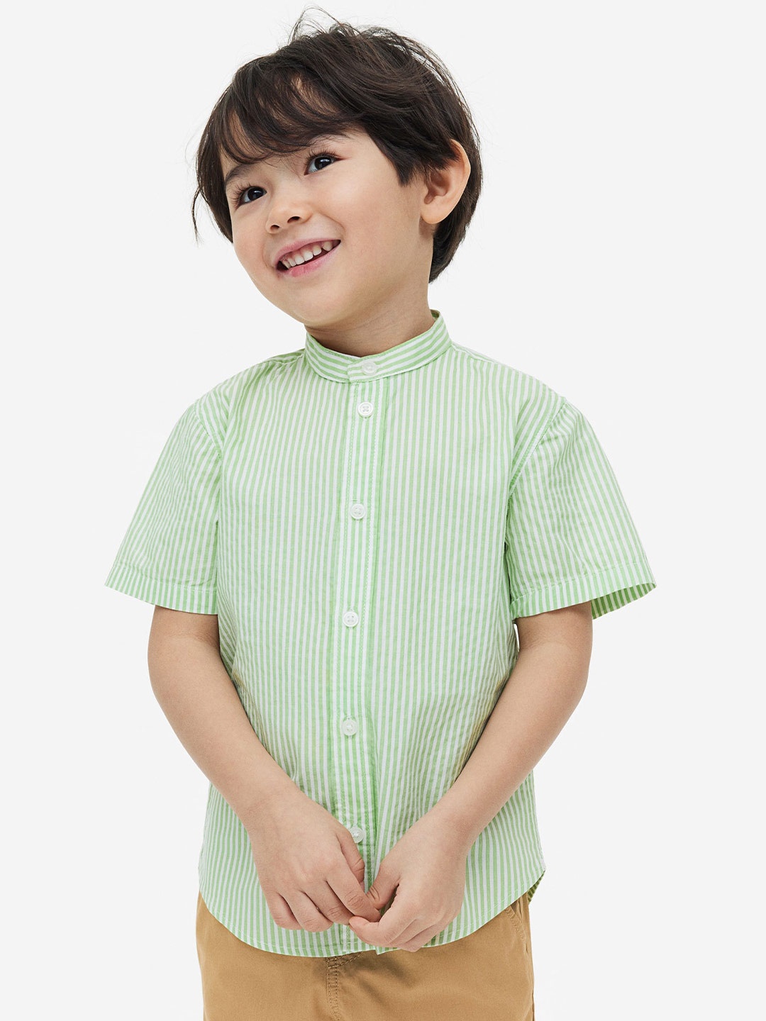 

H&M Boys 2-Piece Cotton Set, Green
