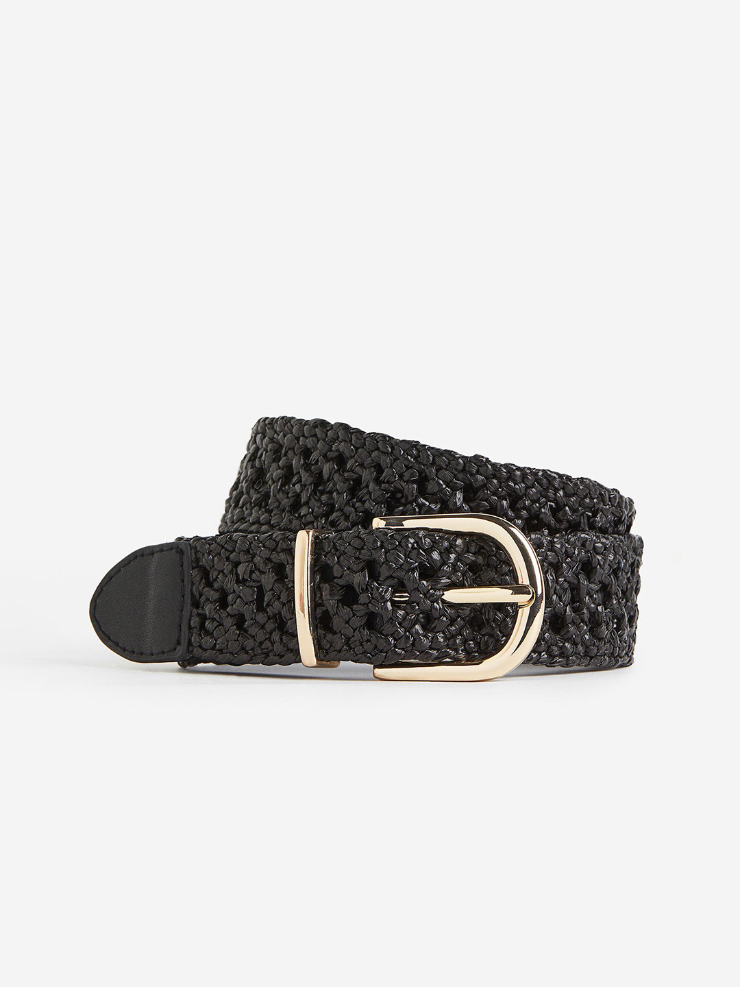 

H&M Women Braided Belt, Black