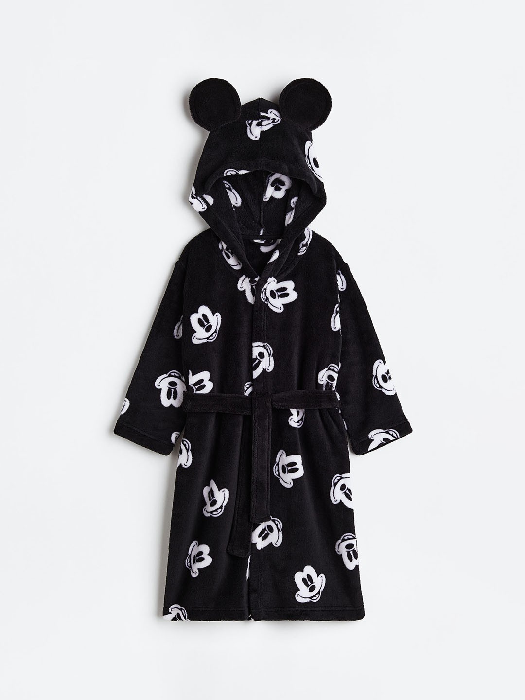 

H&M Boys Fleece Dressing Gown, Black