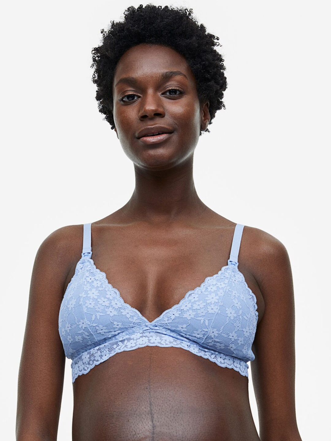 

H&M MAMA 2-Pack Padded Nursing Bras, Blue