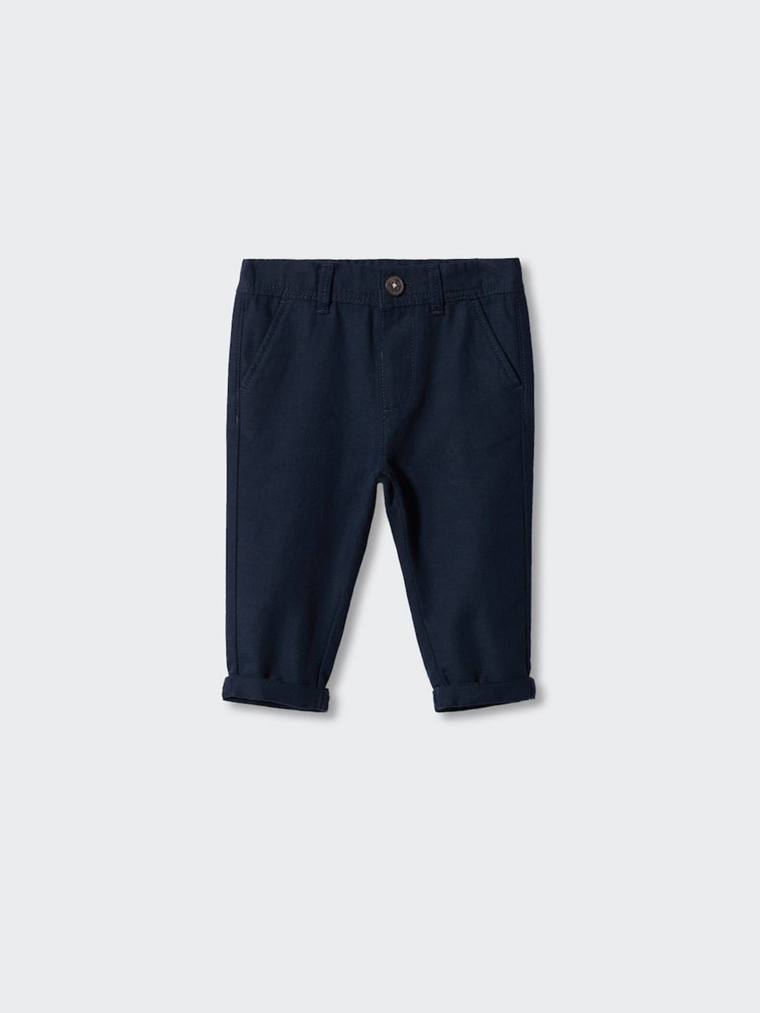 

Mango Kids Boys Chinos Trousers, Navy blue