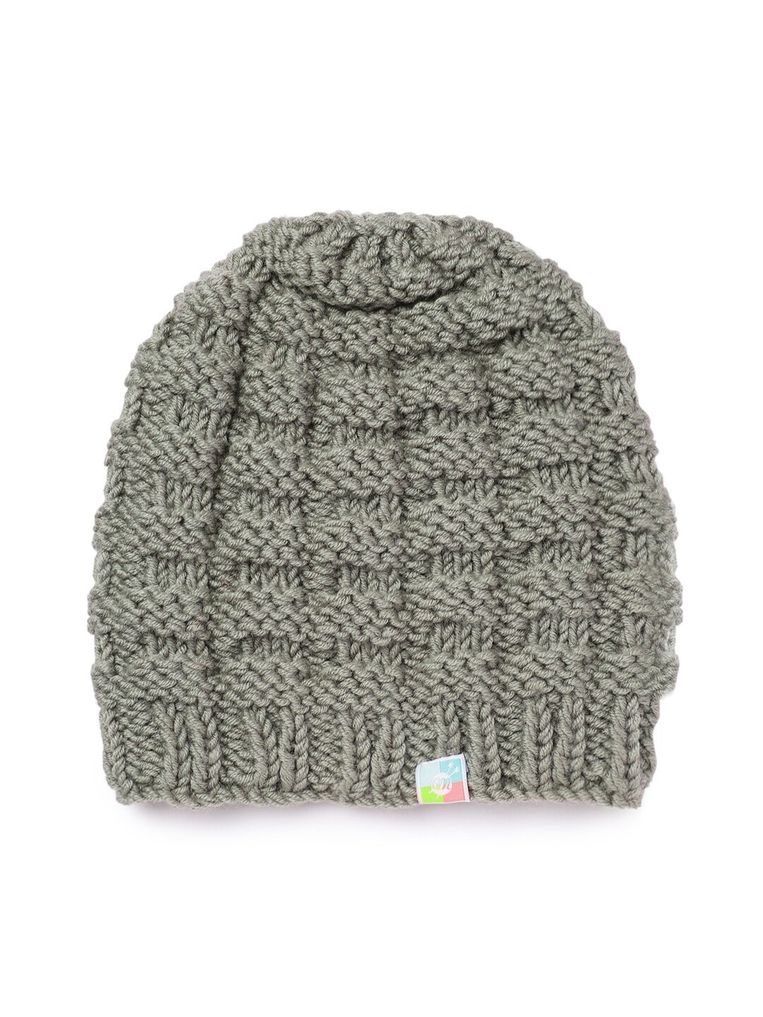 

Magic Needles Men Green Beanie