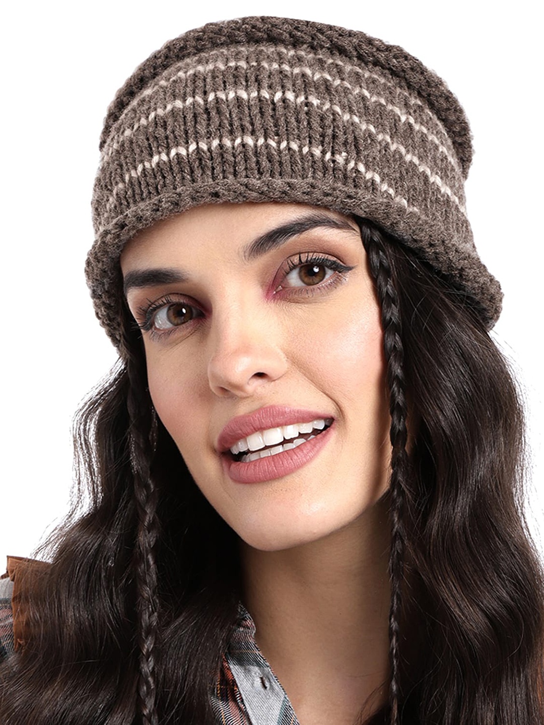 

Magic Needles Woven Design Headband, Brown