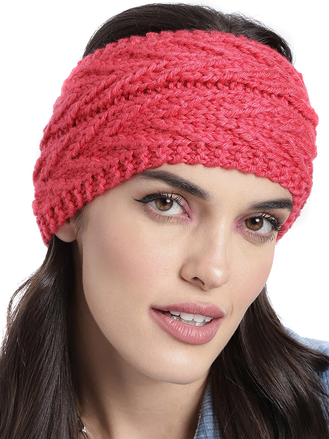 

Magic Needles Woven Design Headband, Pink