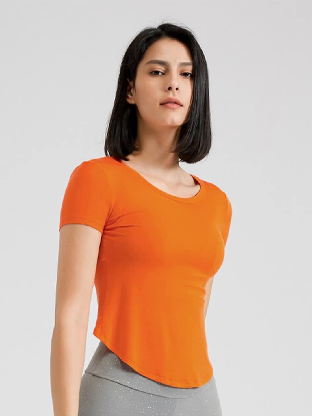 

JC Collection Cut Out Styled Back Top, Orange