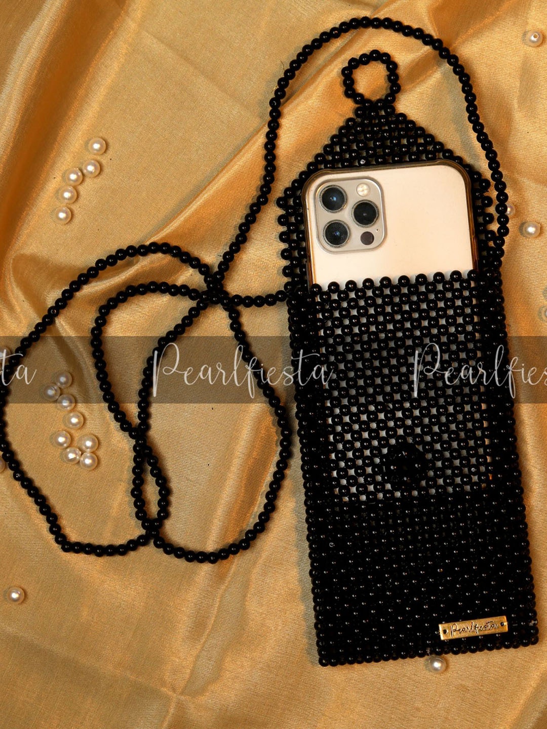 

Pearlfiesta Cream-Coloured Structured Shoulder Bag