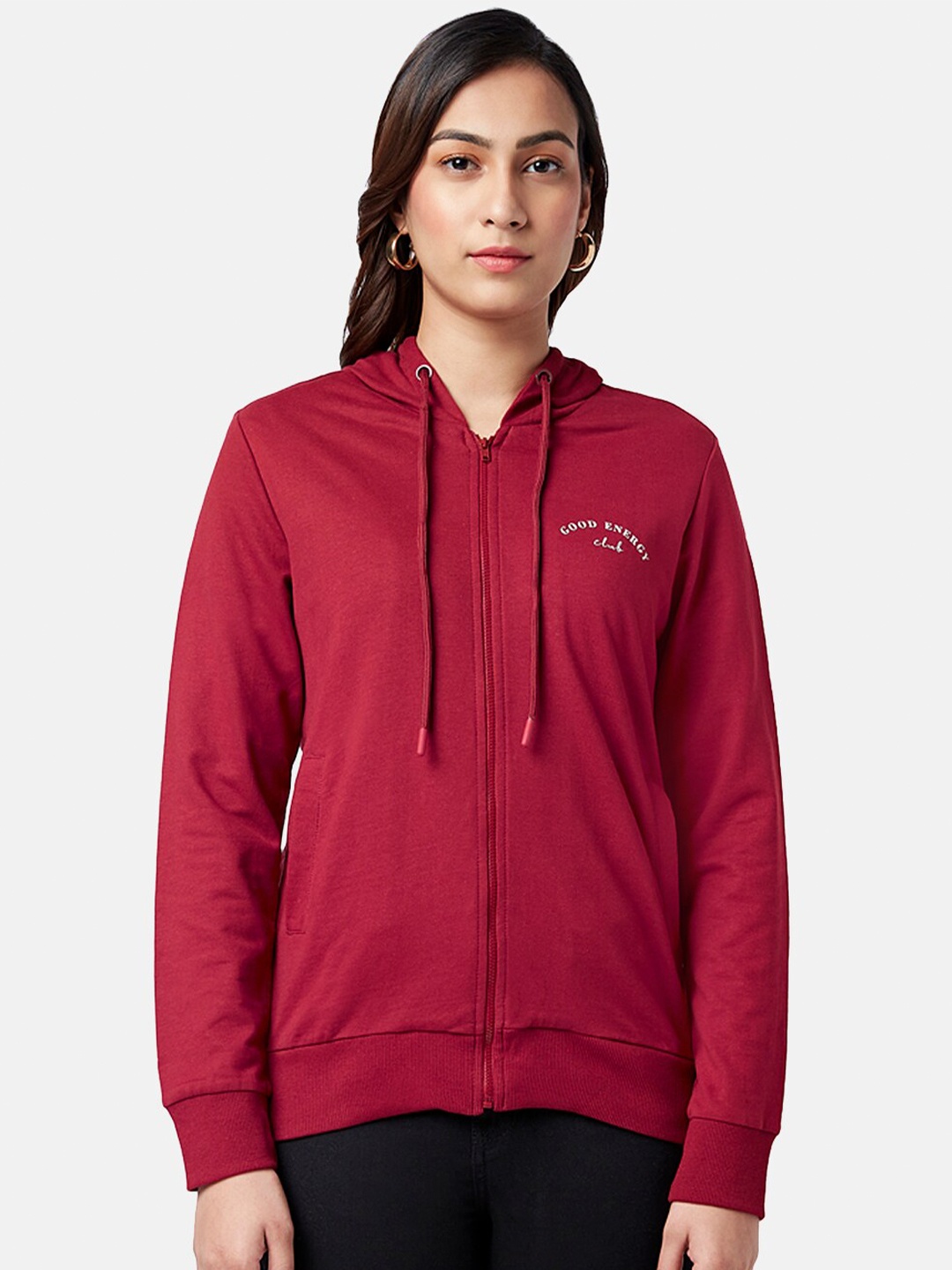 

Honey by Pantaloons Hooded Sweatshirt, Red