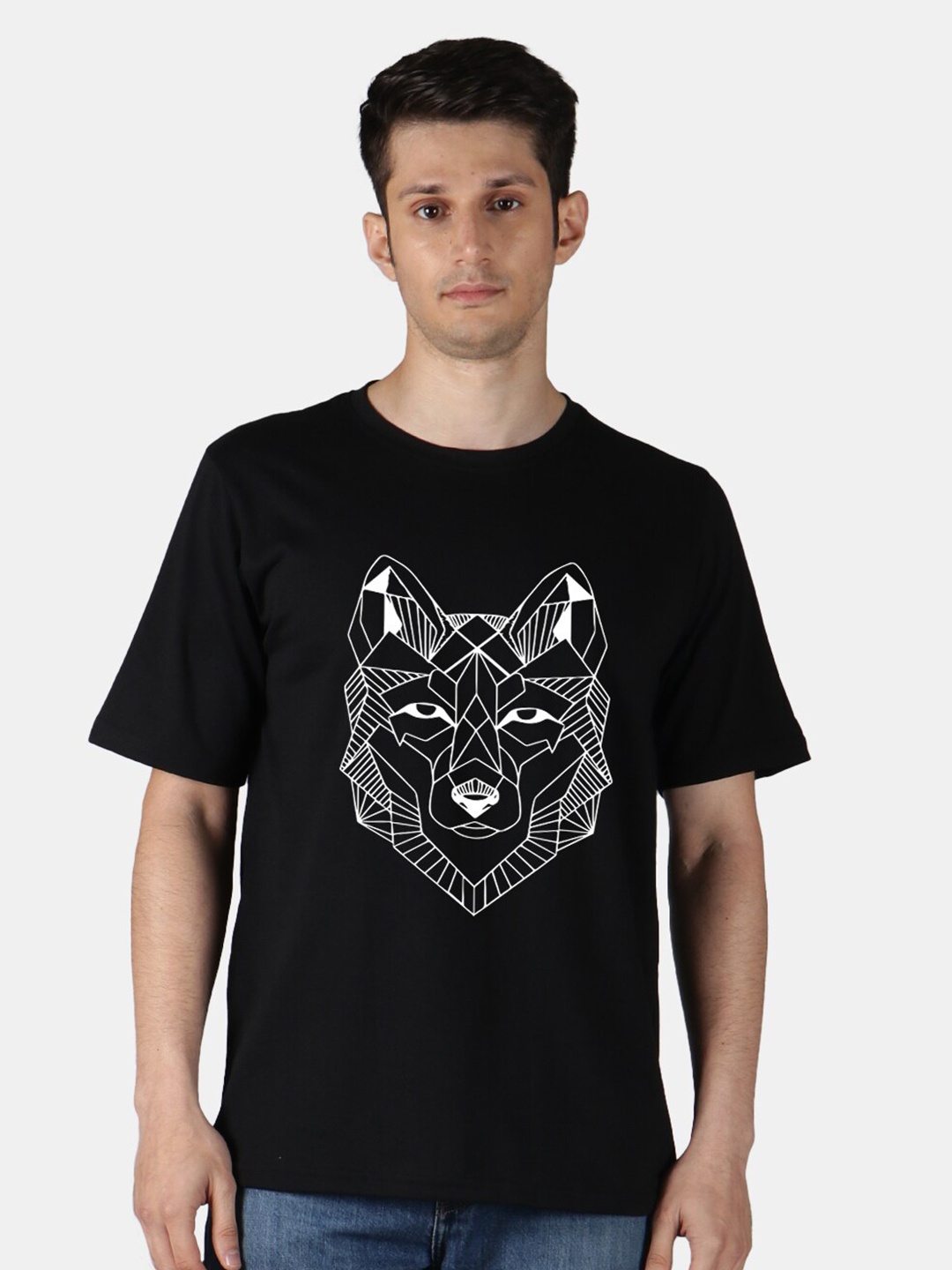 

Mad Over Print Graphic Printed Cotton T-shirt, Black