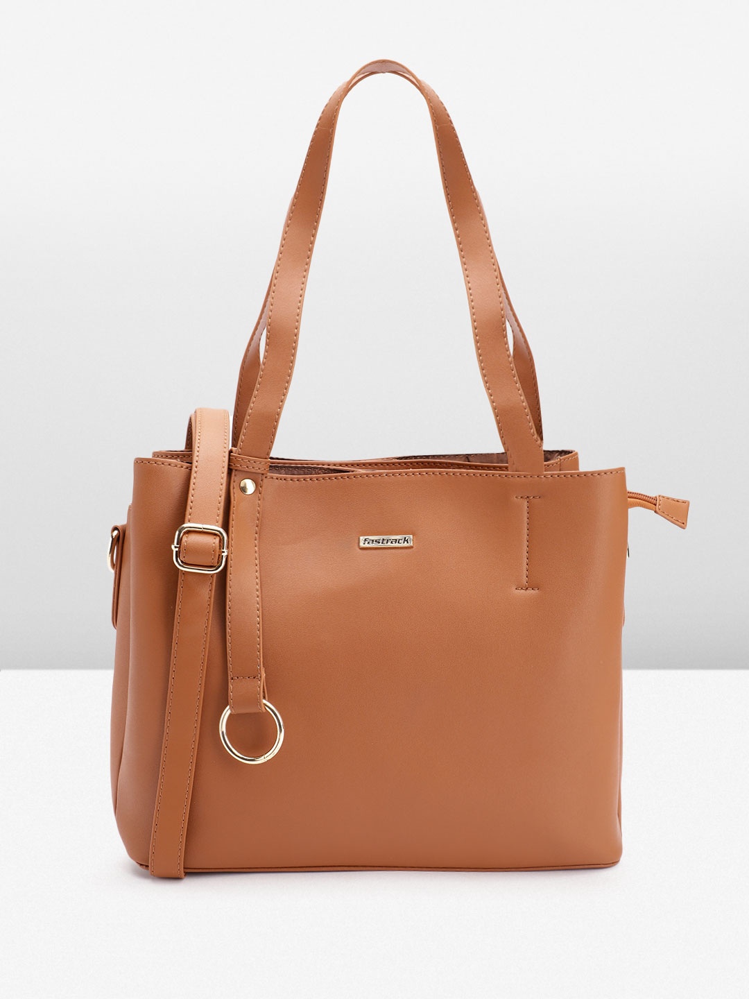 

Fastrack Structured Shoulder Bag, Tan