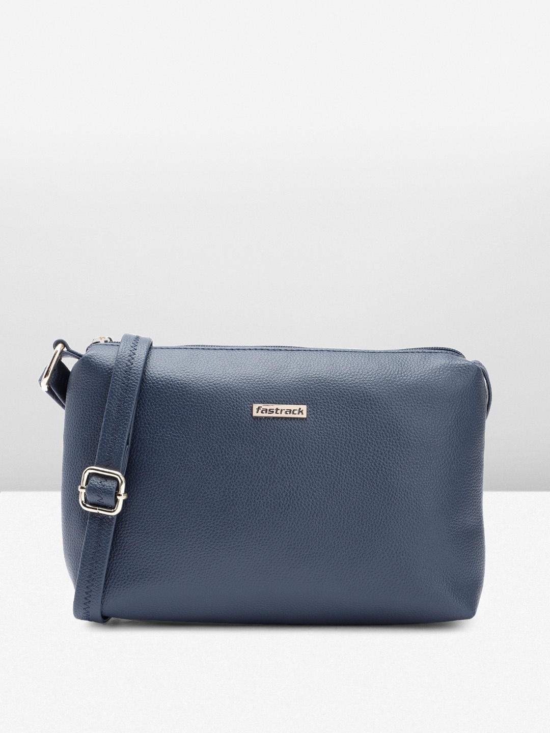 

Fastrack Structured Sling Bag, Navy blue