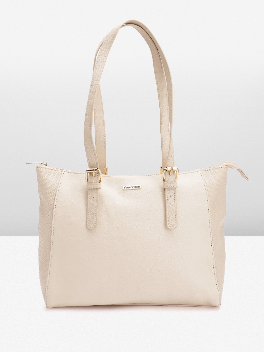 

Fastrack Women Structured Shoulder Bag, Beige