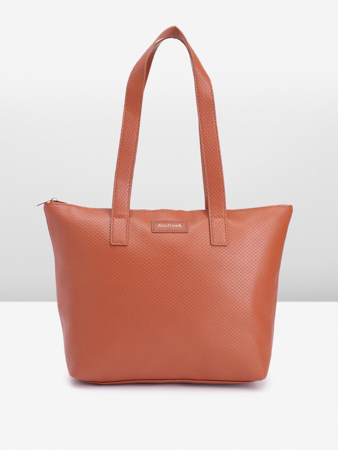 

Fastrack Textured Structured Shoulder Bag, Tan