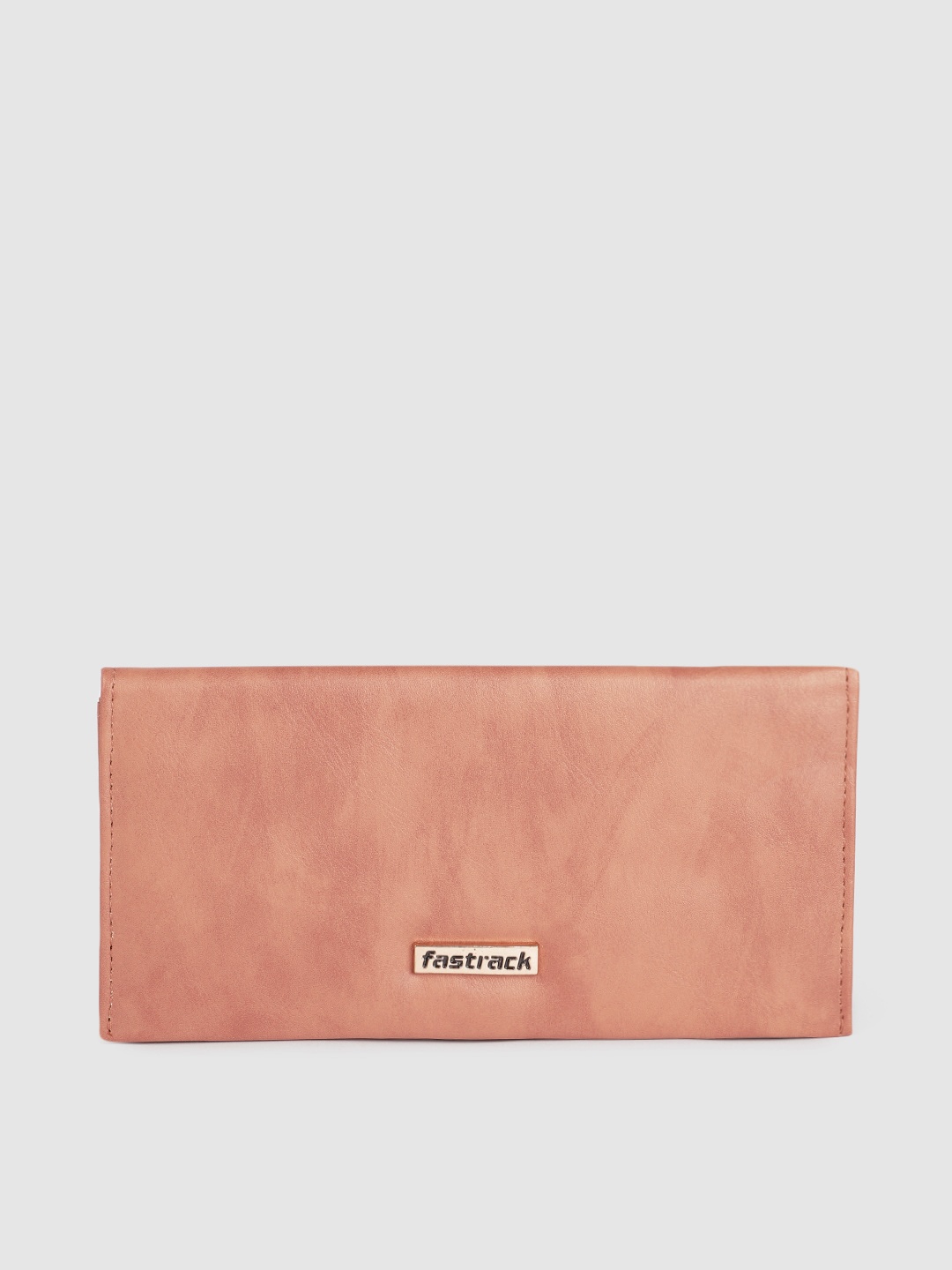 

Fastrack Women Solid Two Fold Wallet, Beige