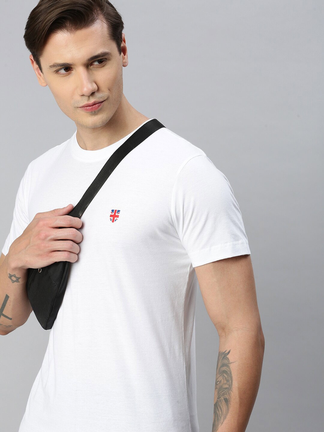 

ONN Casual Pure Combed Cotton T-shirt, White