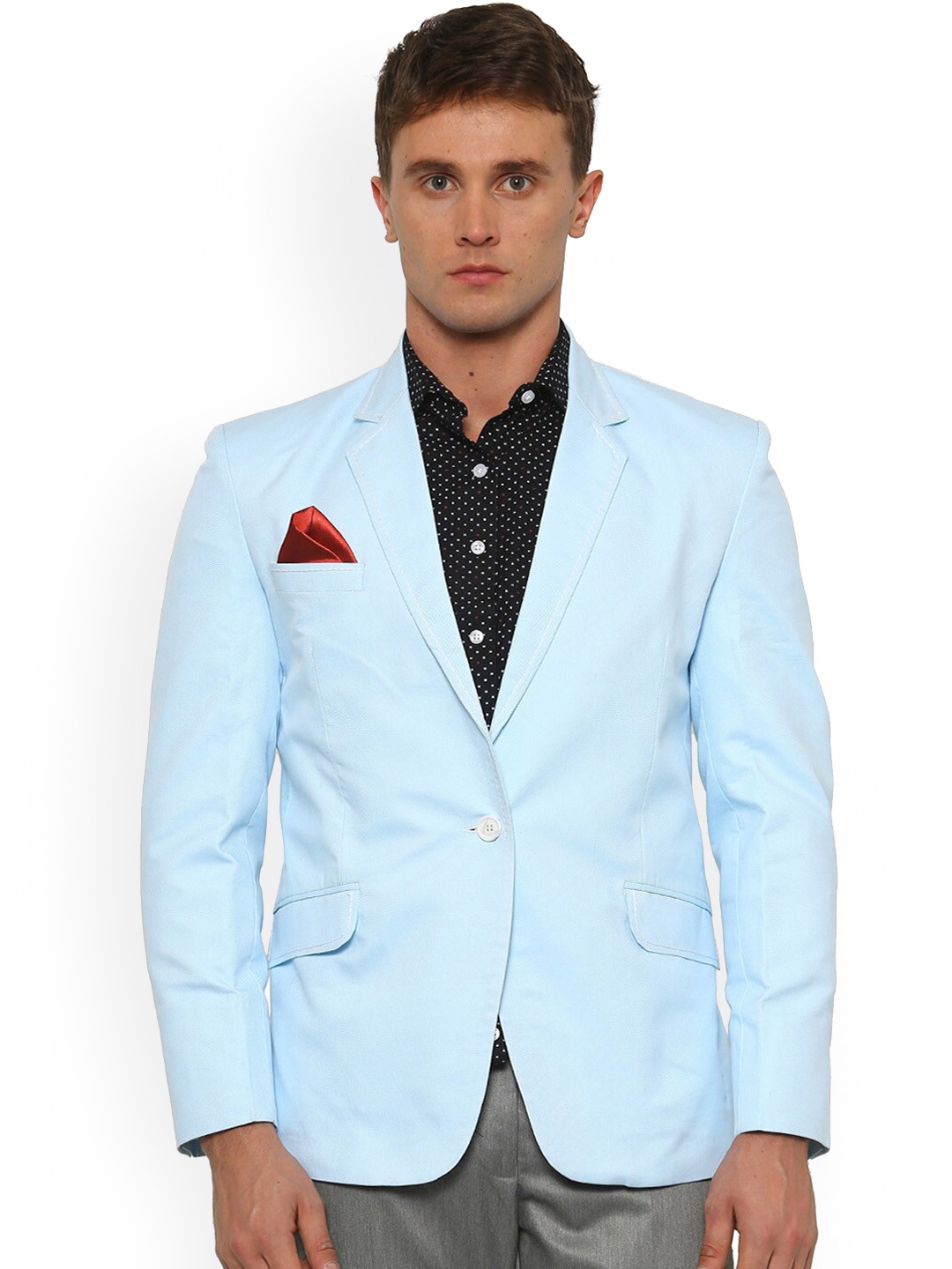 

Shaftesbury London Slim Fit Single Breasted Blazer, Blue