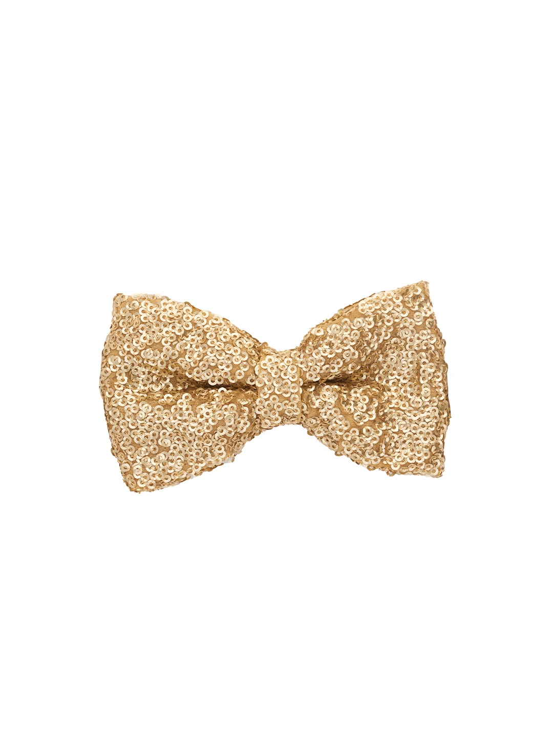 

The Tie Hub Woven Design Bow Tie, Gold