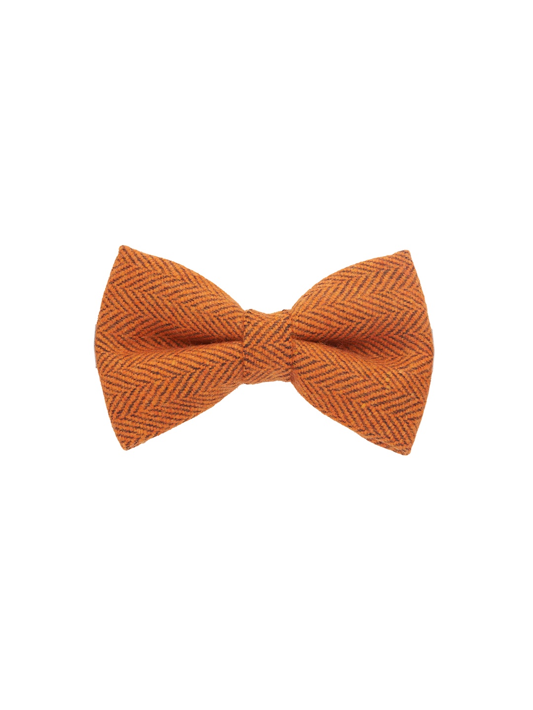

The Tie Hub Woven Design Bow Tie, Orange